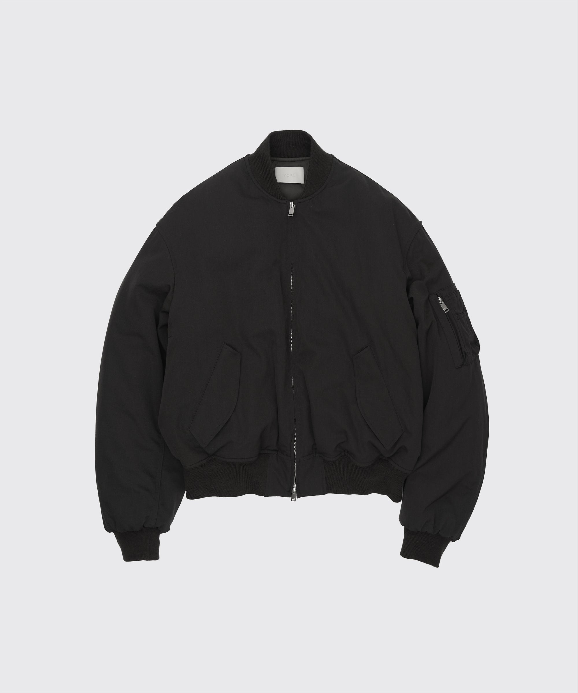 Wool Washer Twill Flight Jacket