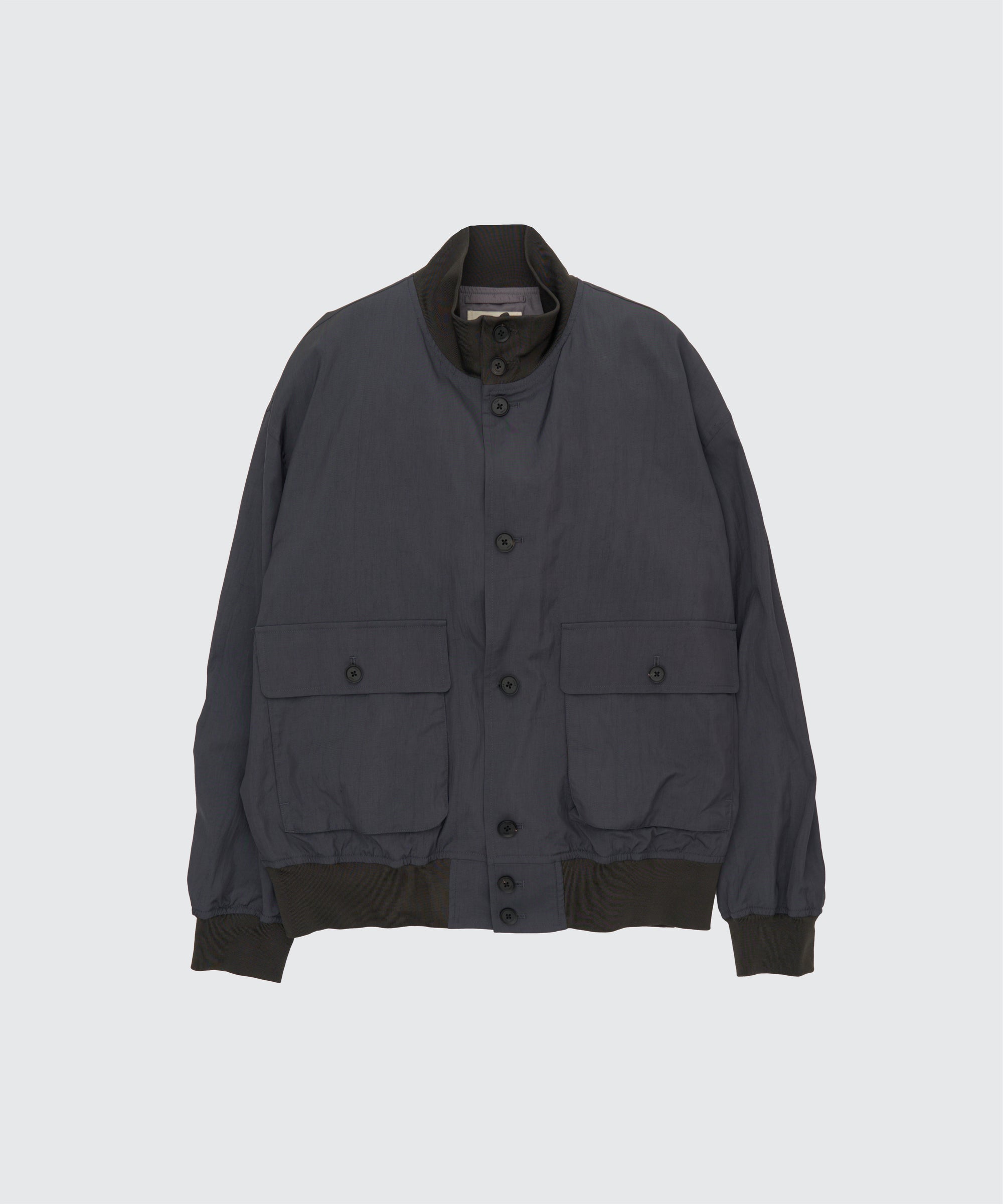 Silk Nylon Driving Blouson