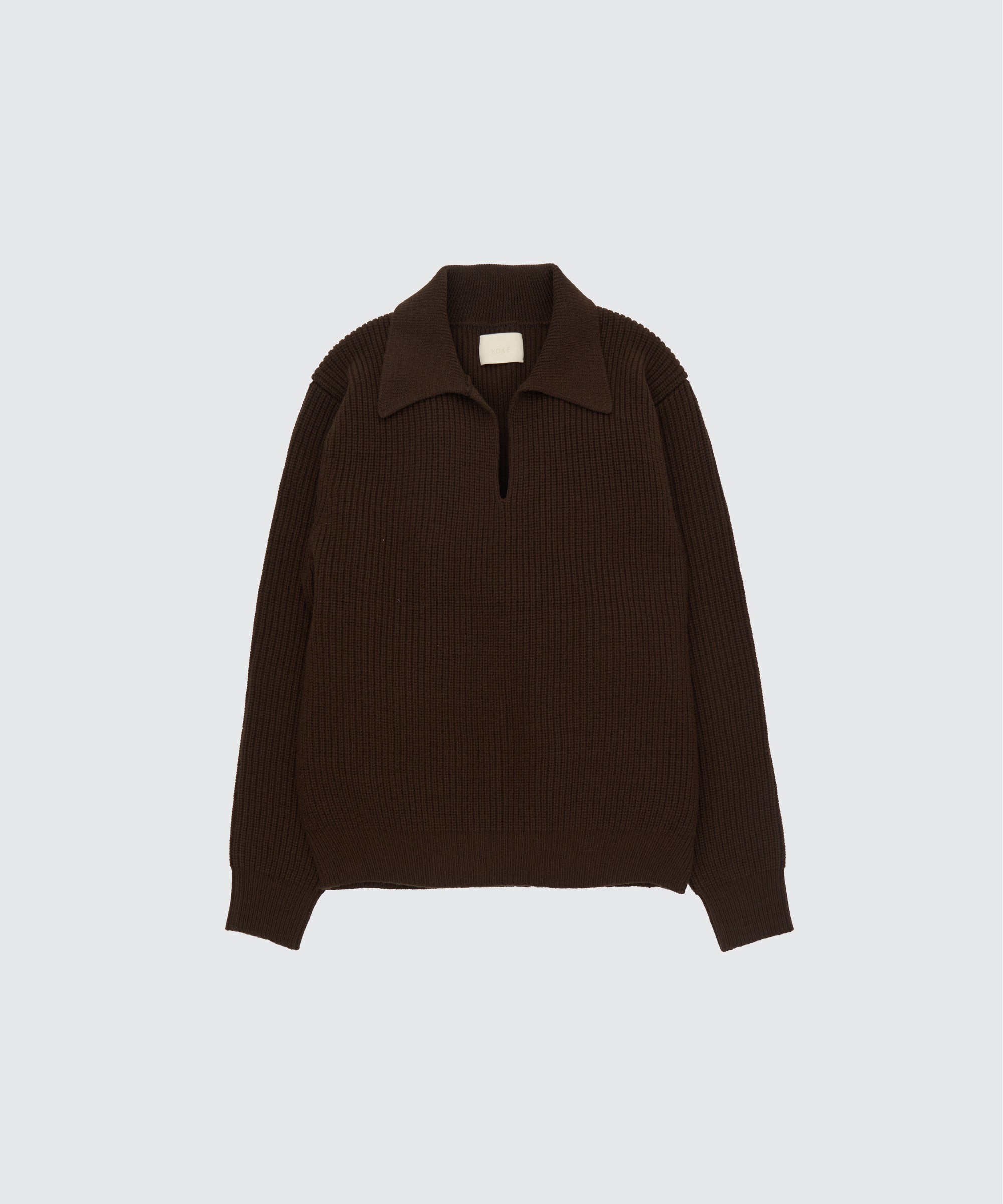 Wool Rib Skipper Sweater