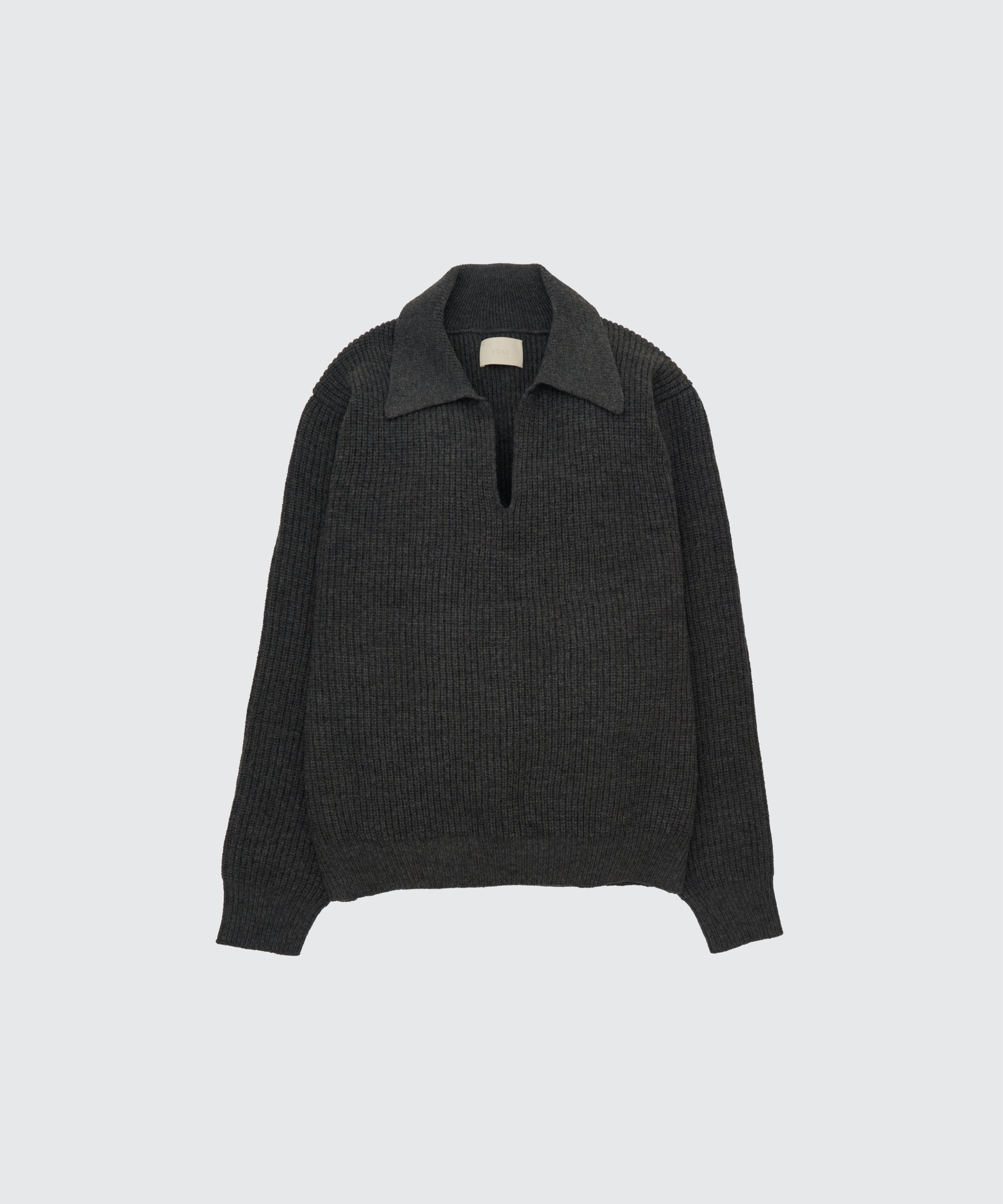 Wool Rib Skipper Sweater