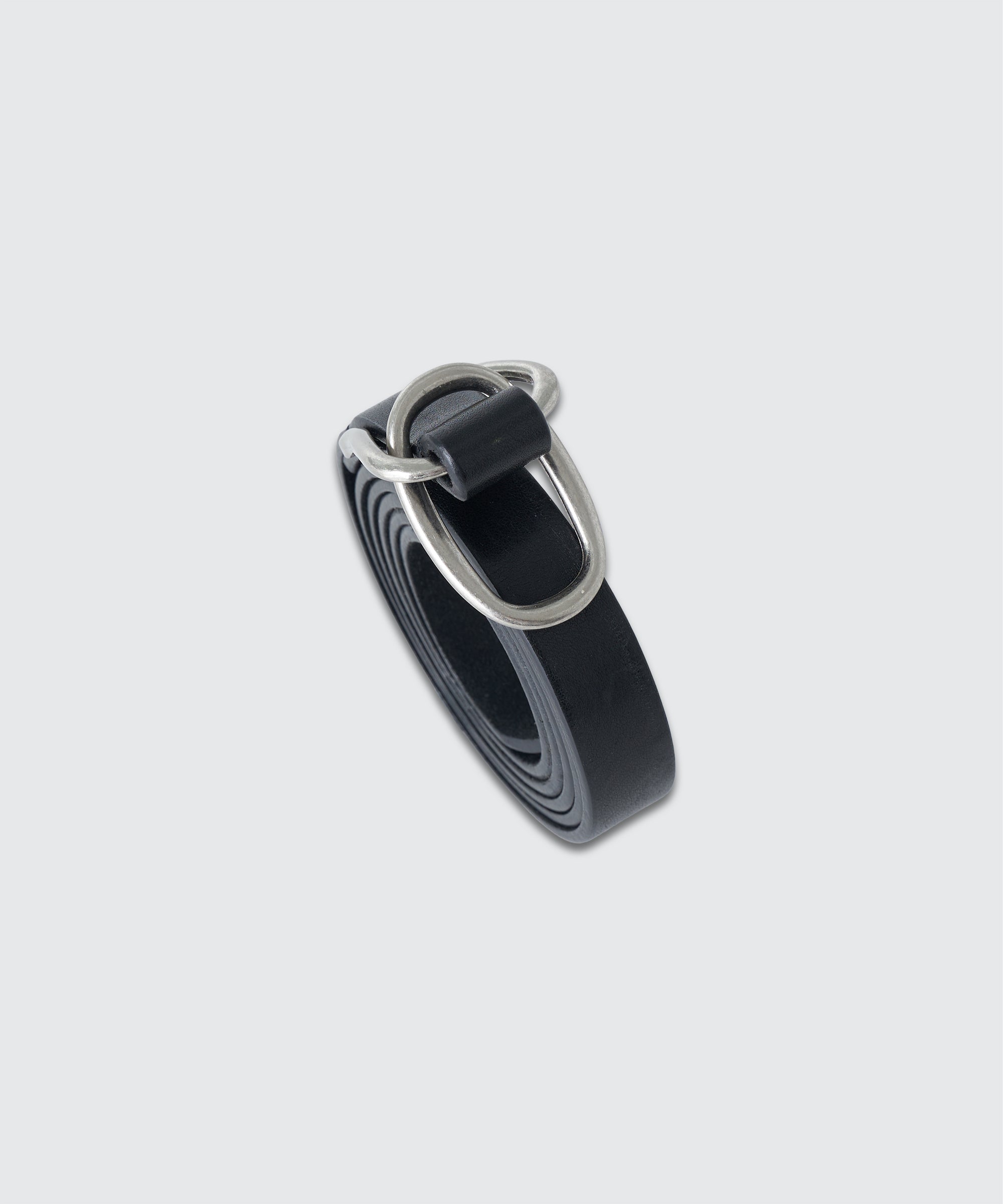 Double Buckle Leather Belt