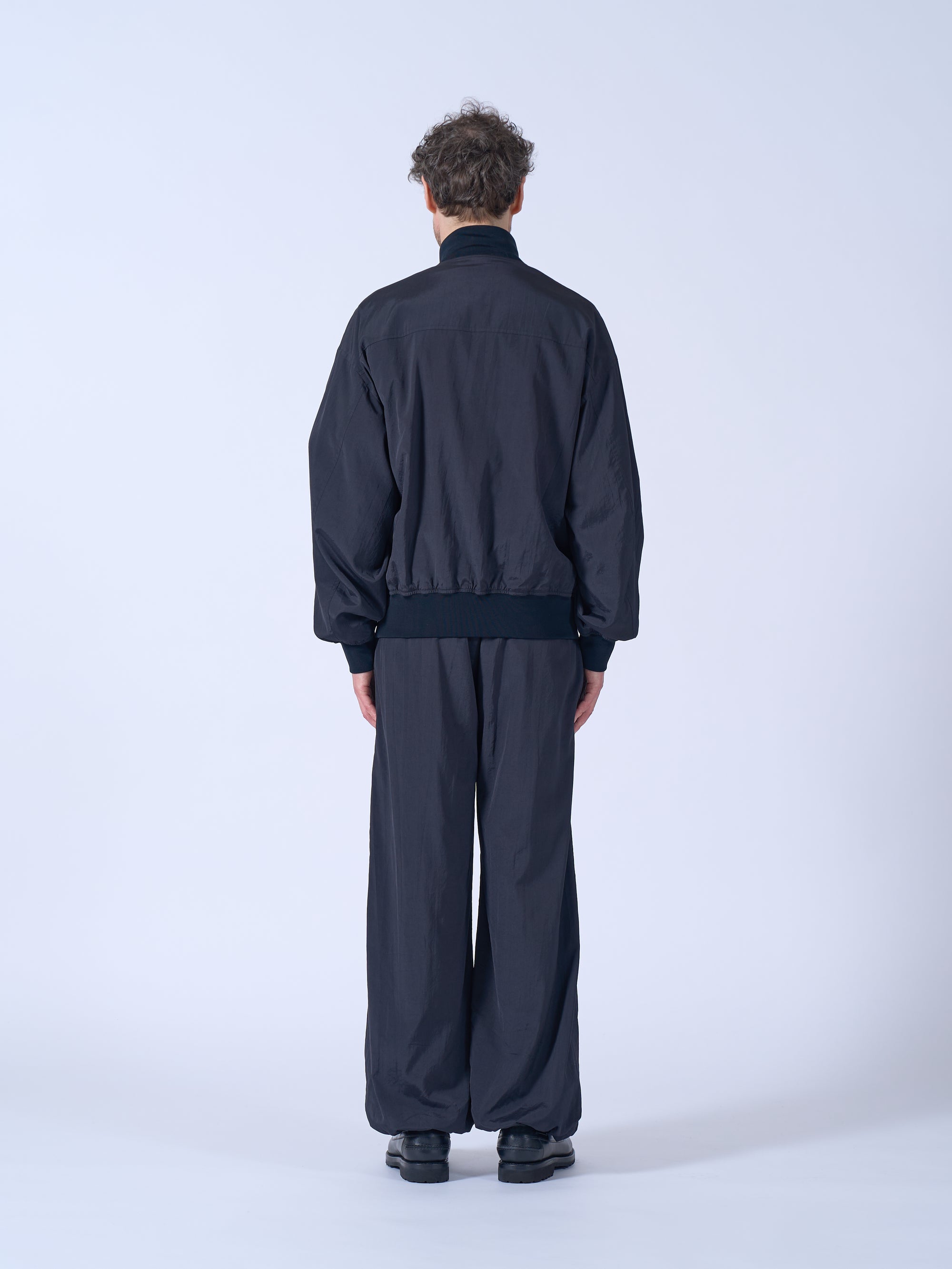 Silk Nylon Driving Blouson