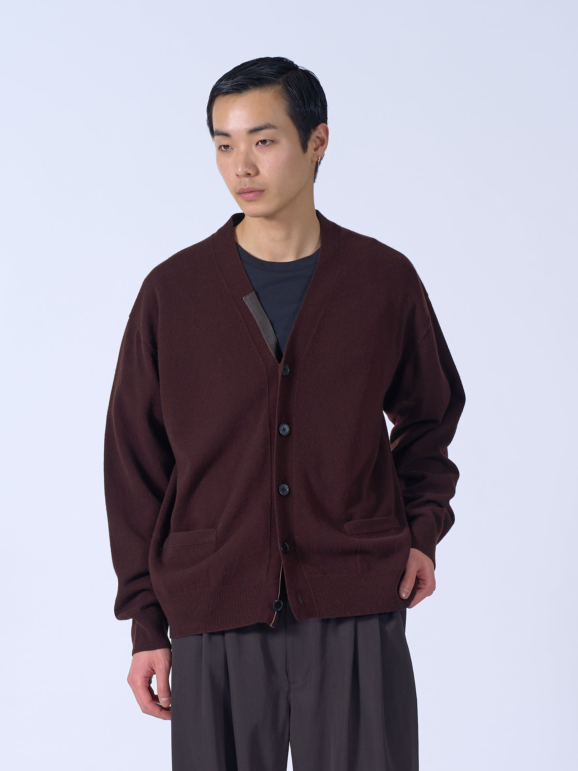 Fine Gauge Wool Cardigan