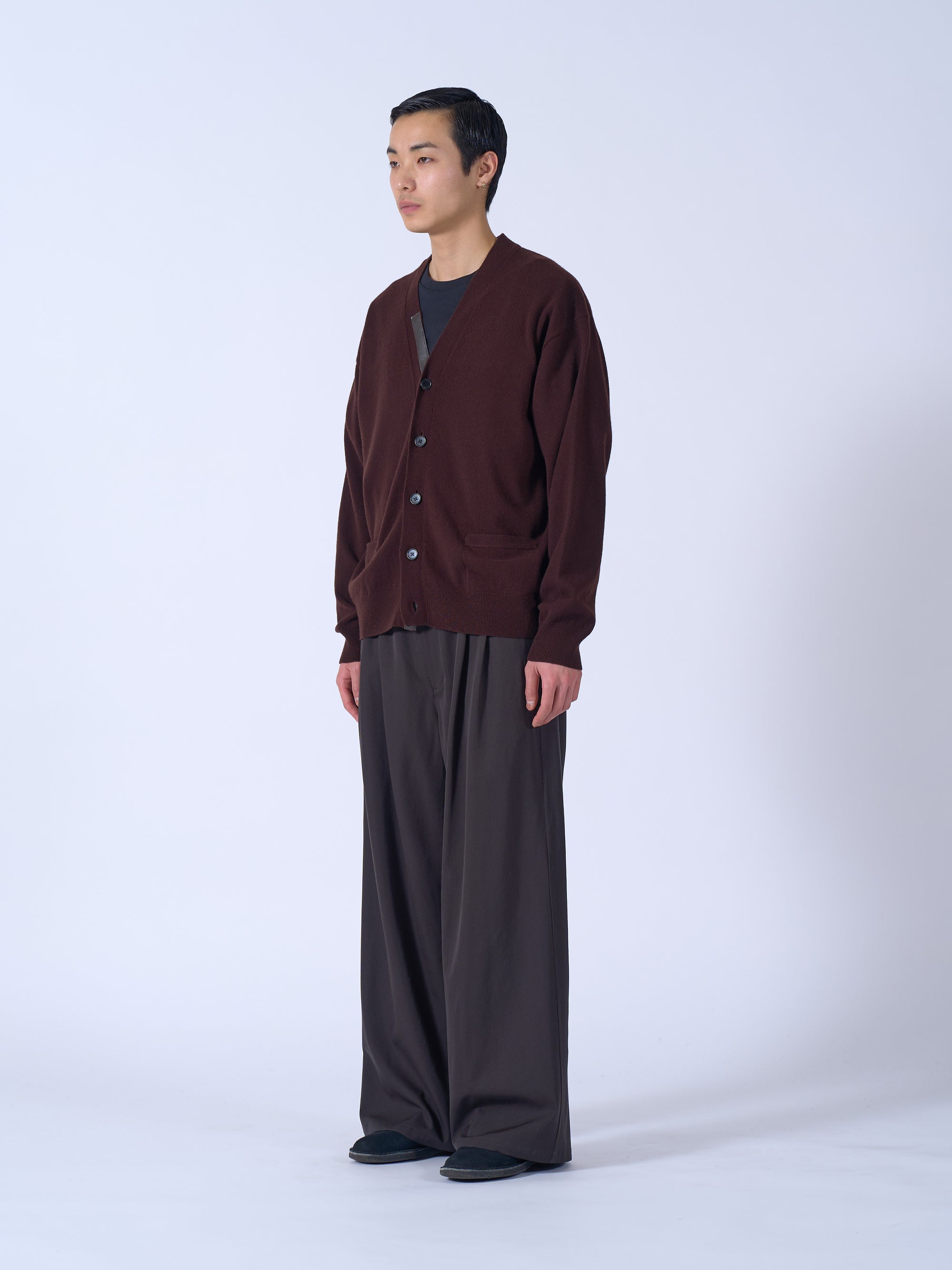 Fine Gauge Wool Cardigan