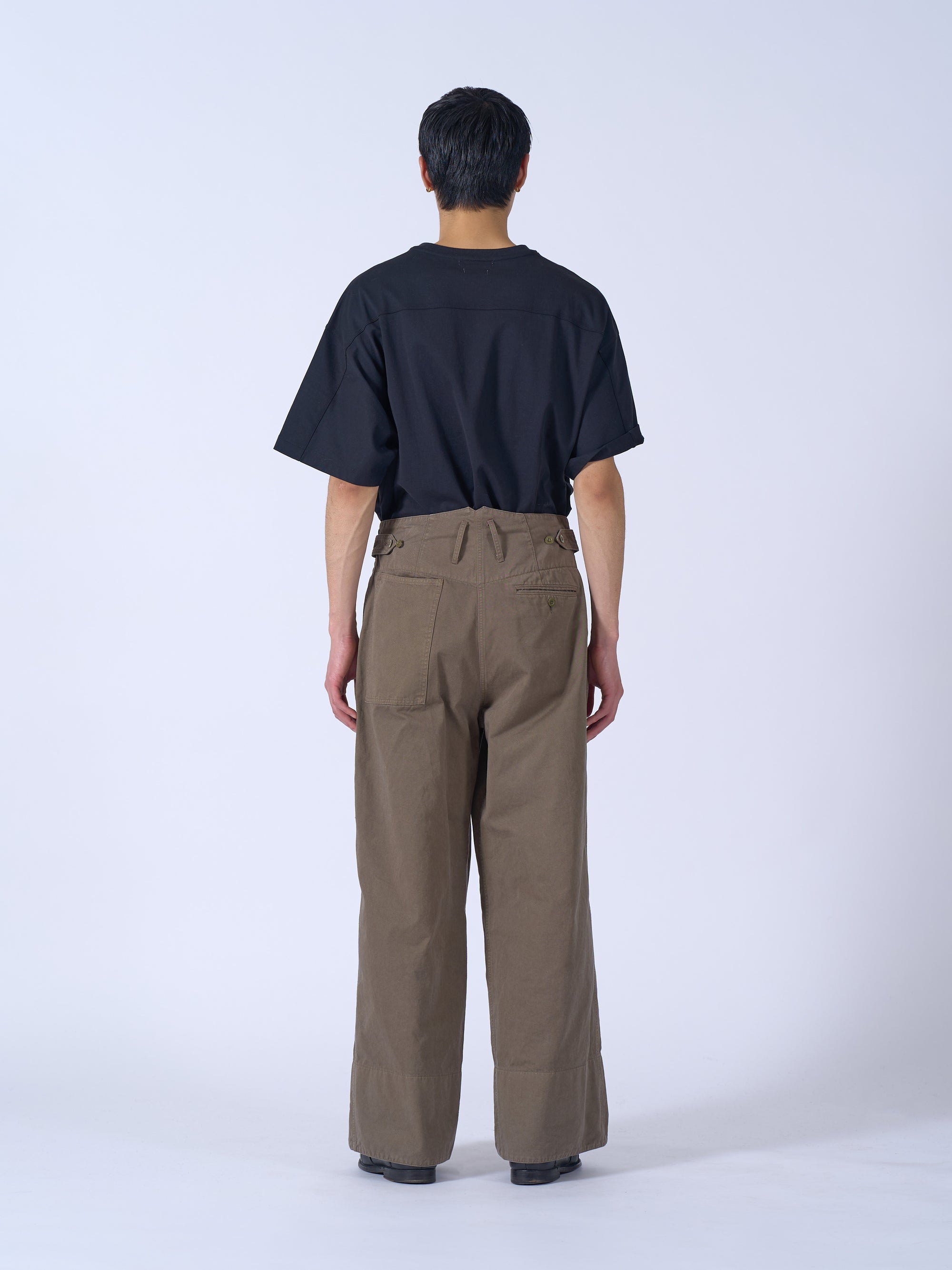 “Katharine Hamnett” Organic Cotton Wide-Leg Work Pants