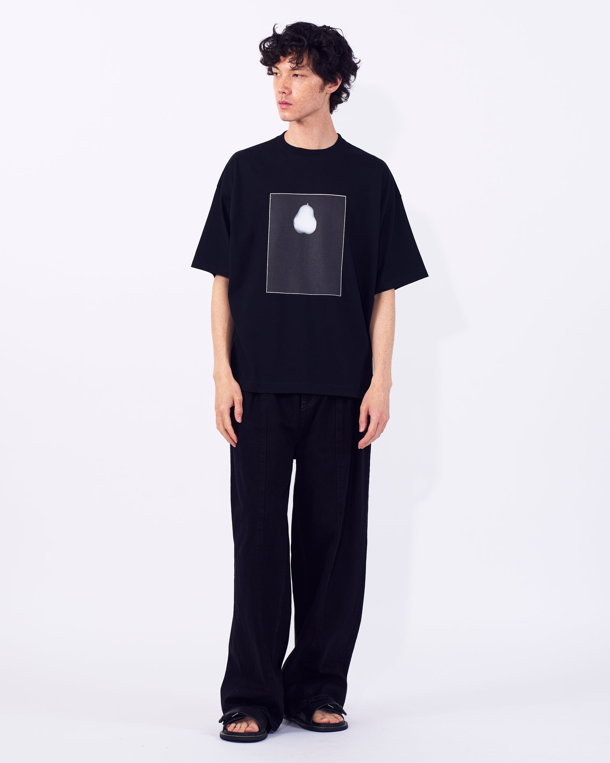 Photogram Printed T-Shirt / Pear