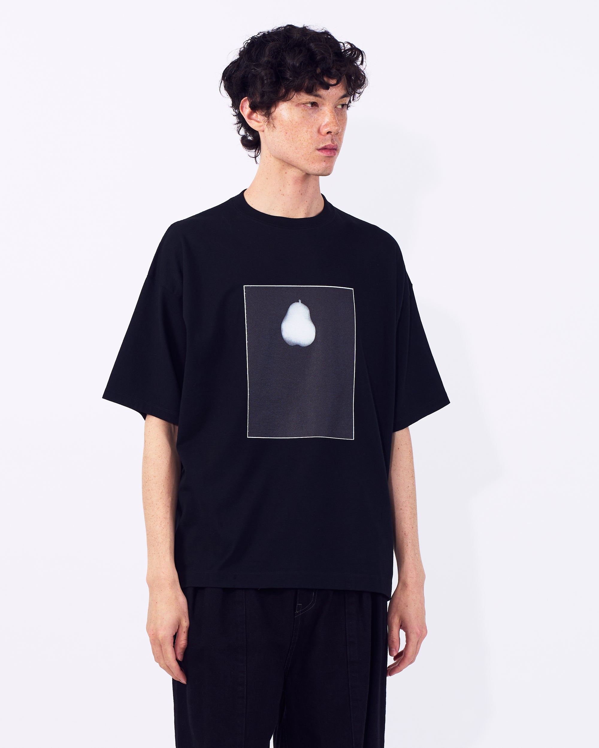 Photogram Printed T-Shirt / Pear