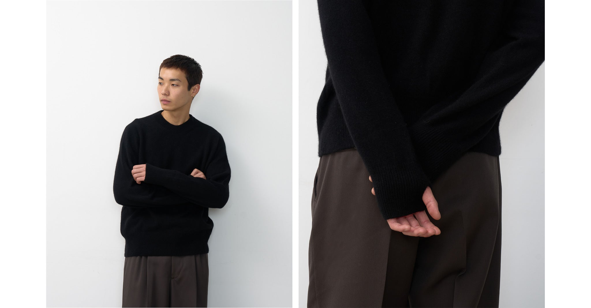 Cashmere Wholegarment Sweater – YOKE