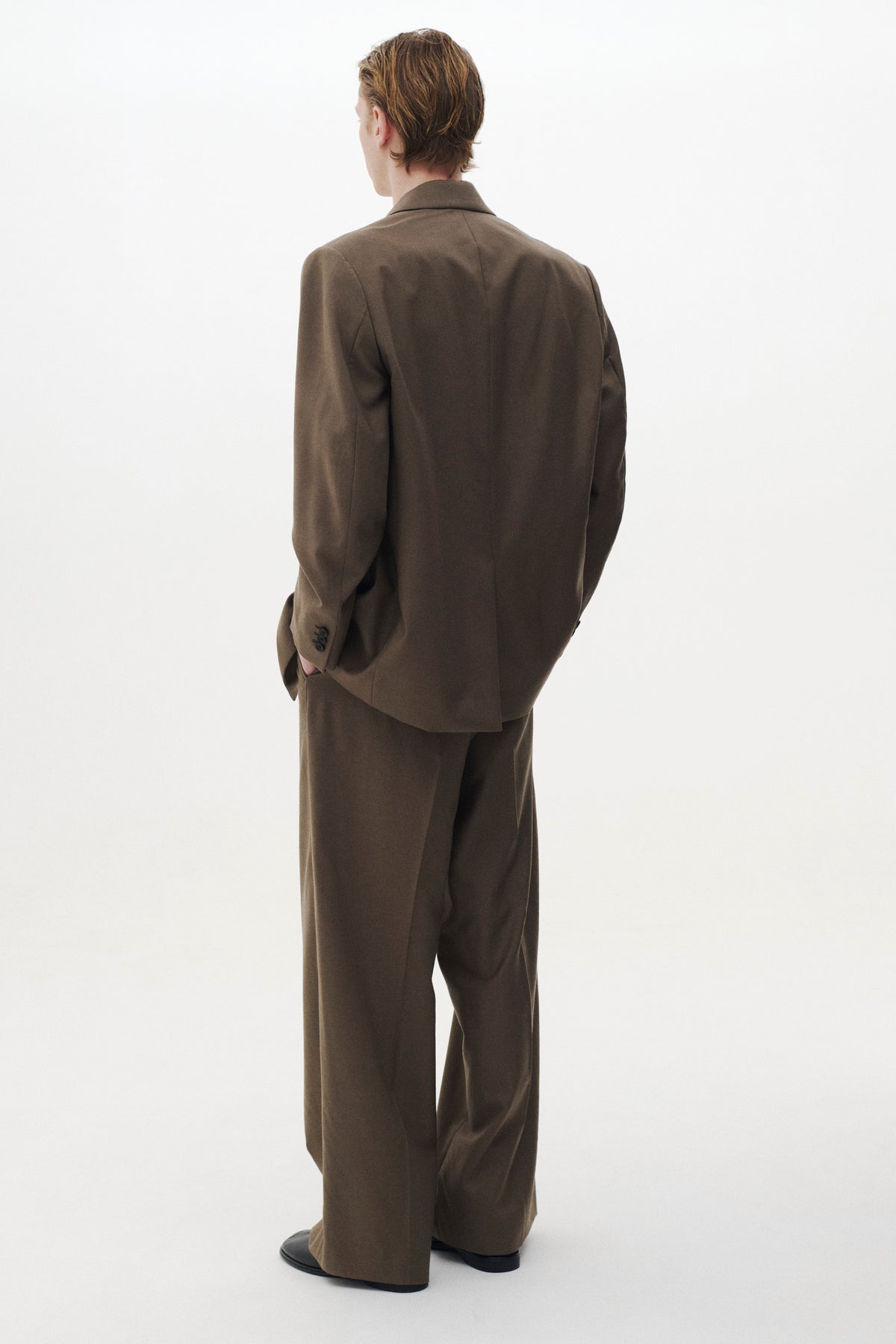 Wool Serge Double Breasted Jacket