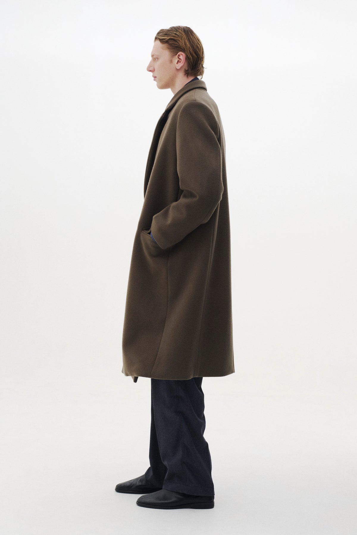 Super160's Wool Beaver Melton Chester Coat