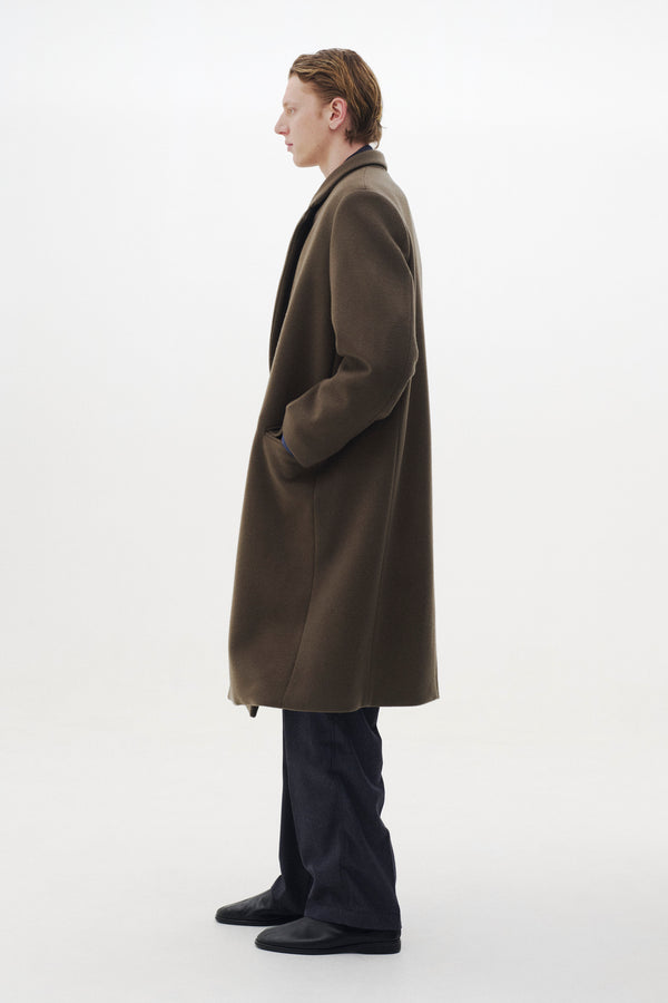 Super160's Wool Beaver Melton Chester Coat