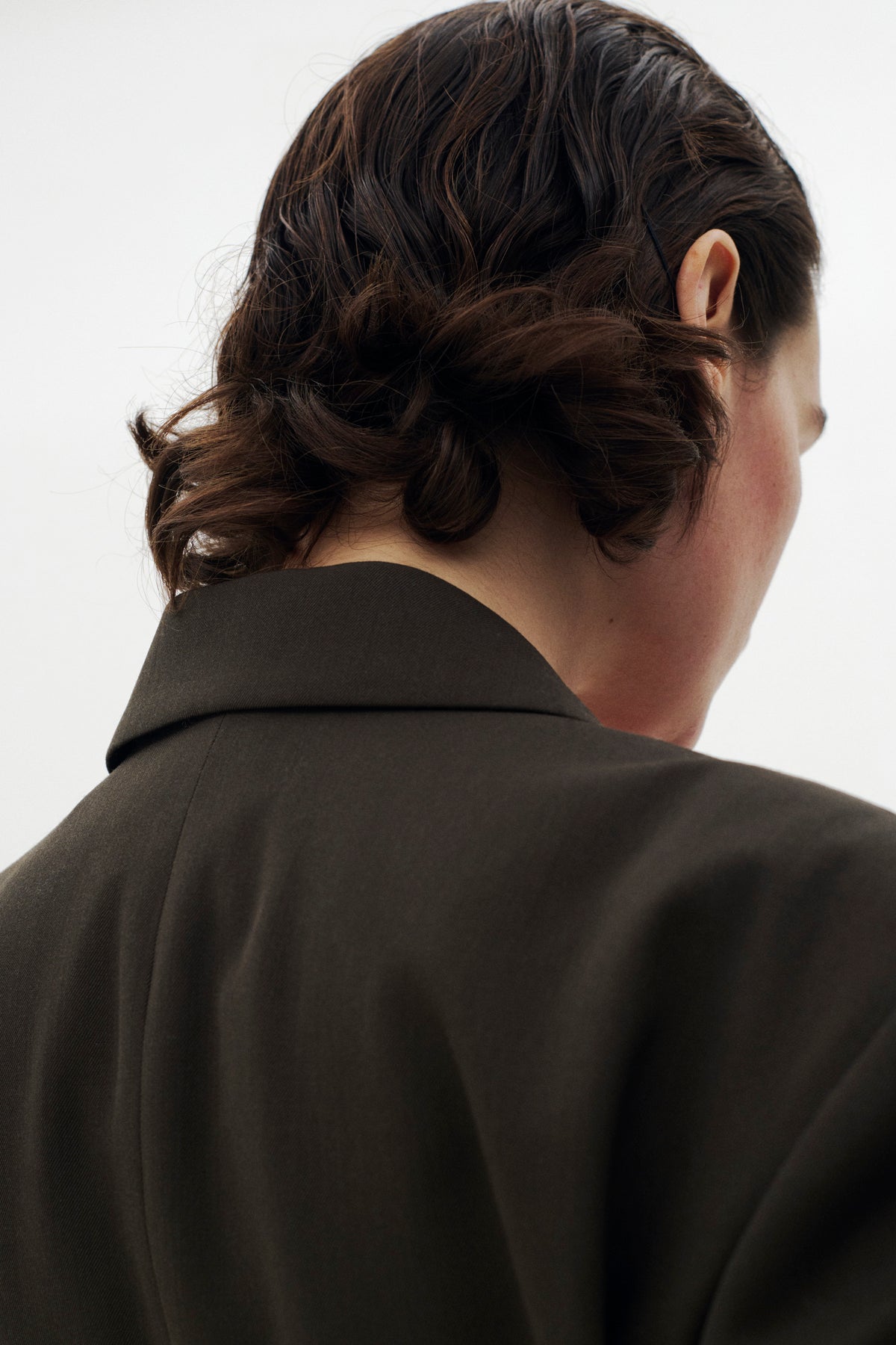 Super120's Wool Serge Double Breasted Jacket
