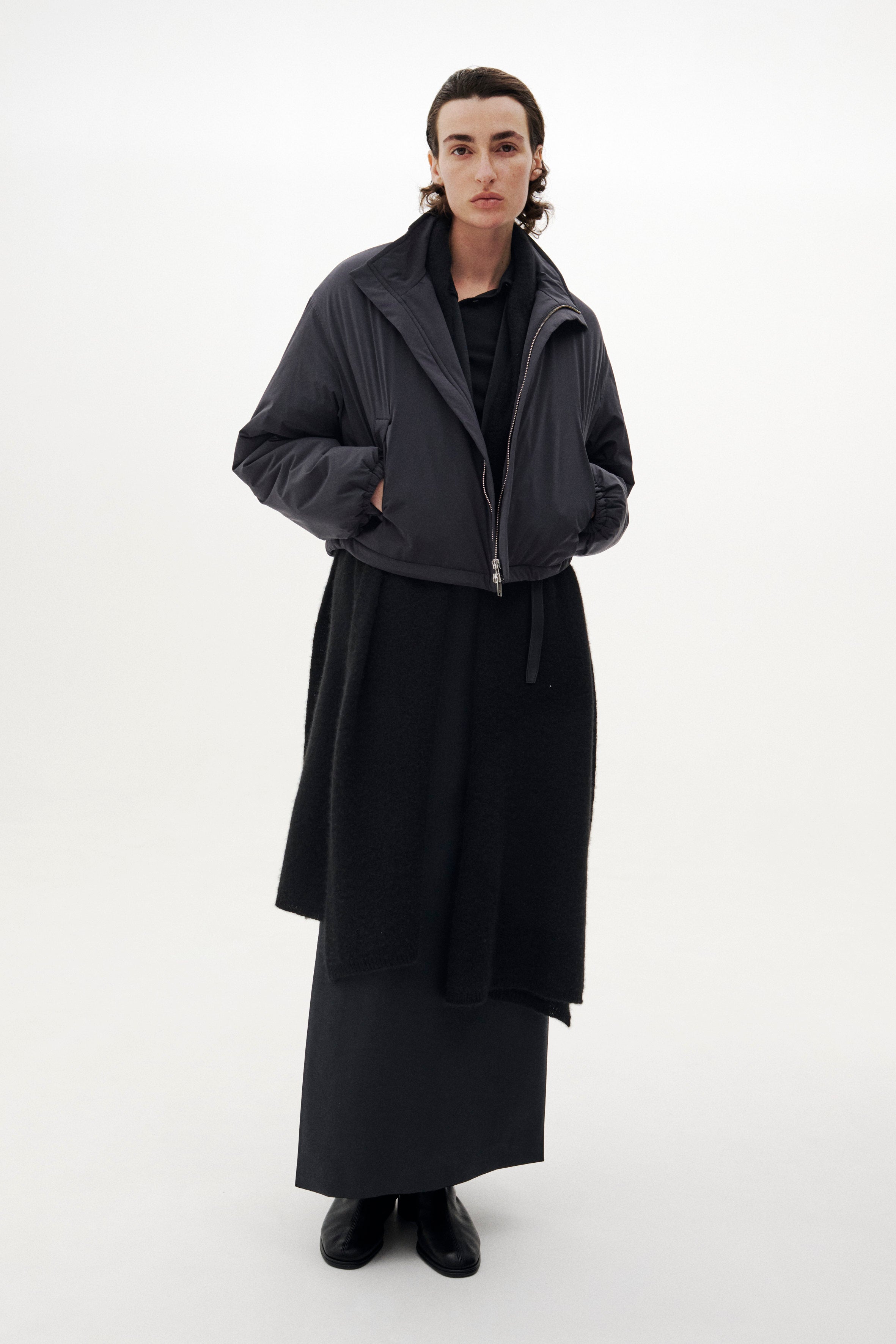 YOKE トレンチコート YK23SS0438C サイズ2 Recycle Polyester Cotton Memory Oxford Sculptural Wired Trench