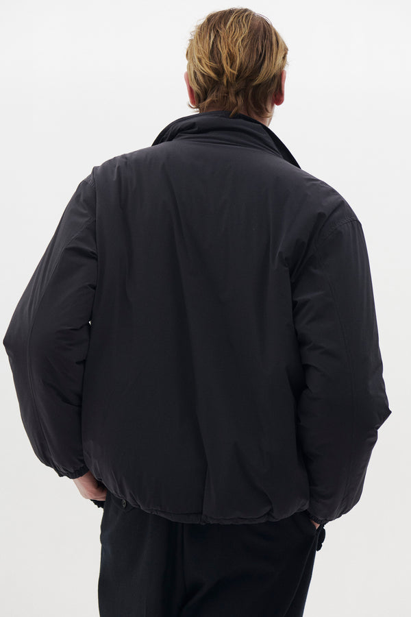 Super Stretch Recycle Nylon Taffeta Puffer Stand Blouson