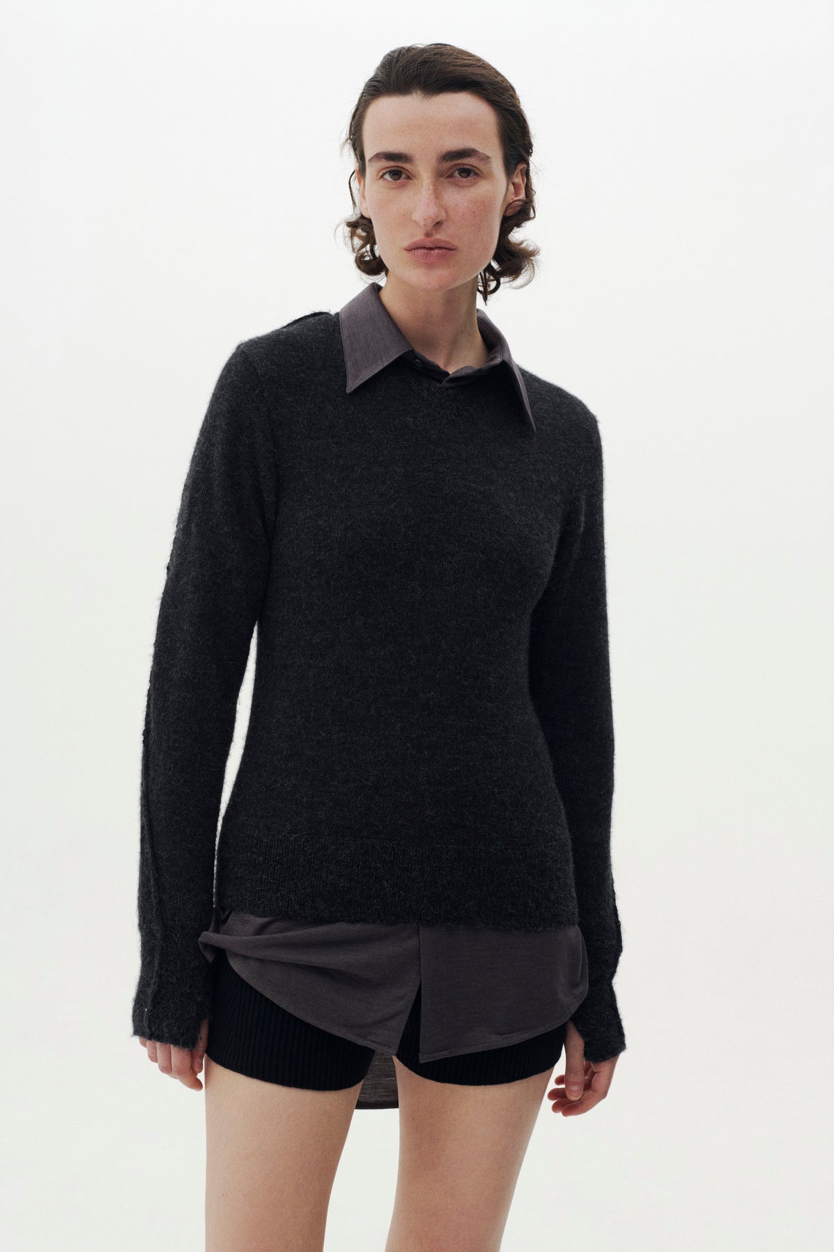 Baby Alpaca V-neck Sweater
