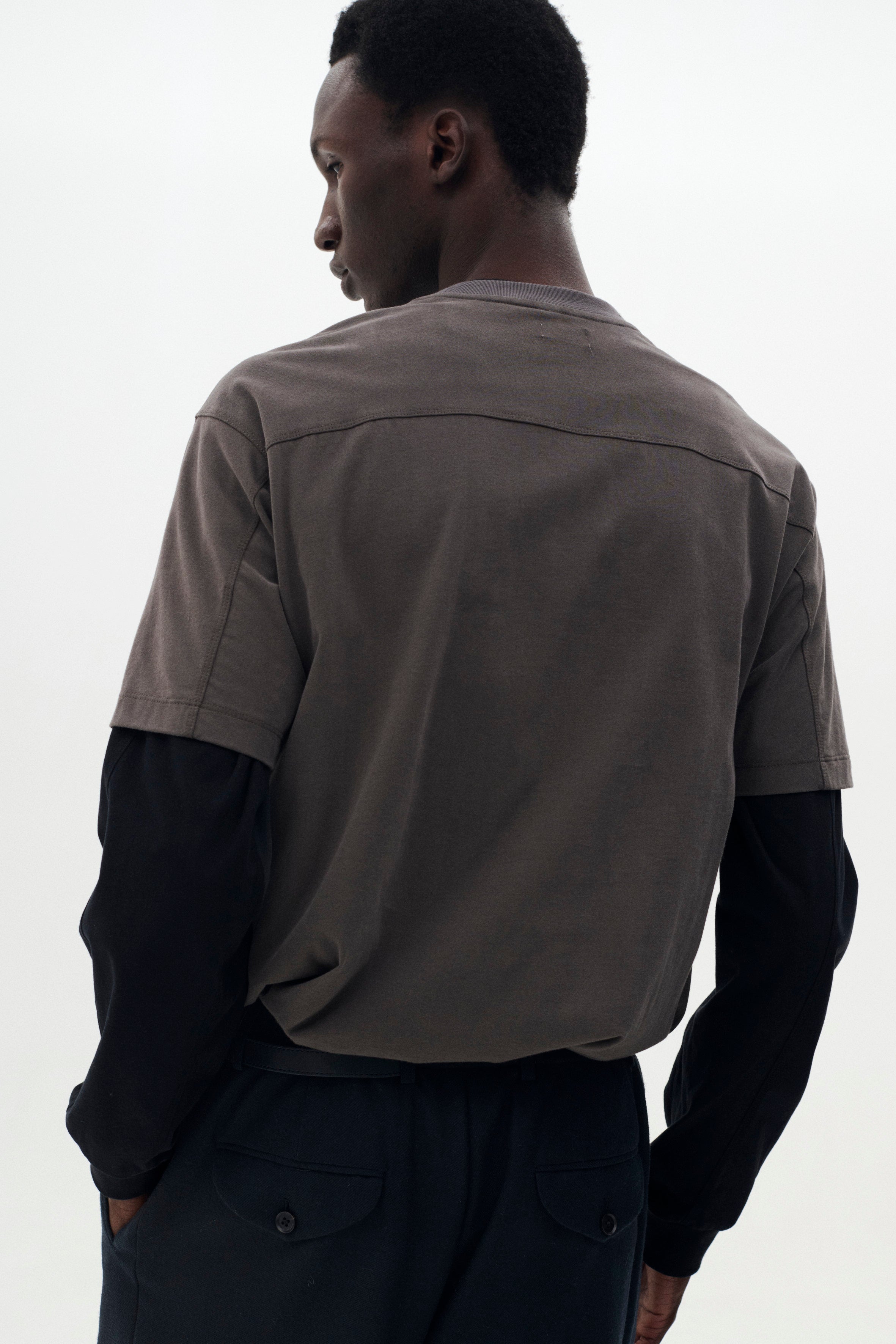 Cotton Silk Garment-Dyed Loosed Shirt | YOKE Official Website