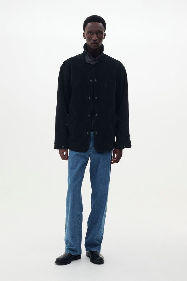 Brushed Cow Suede Work Jacket