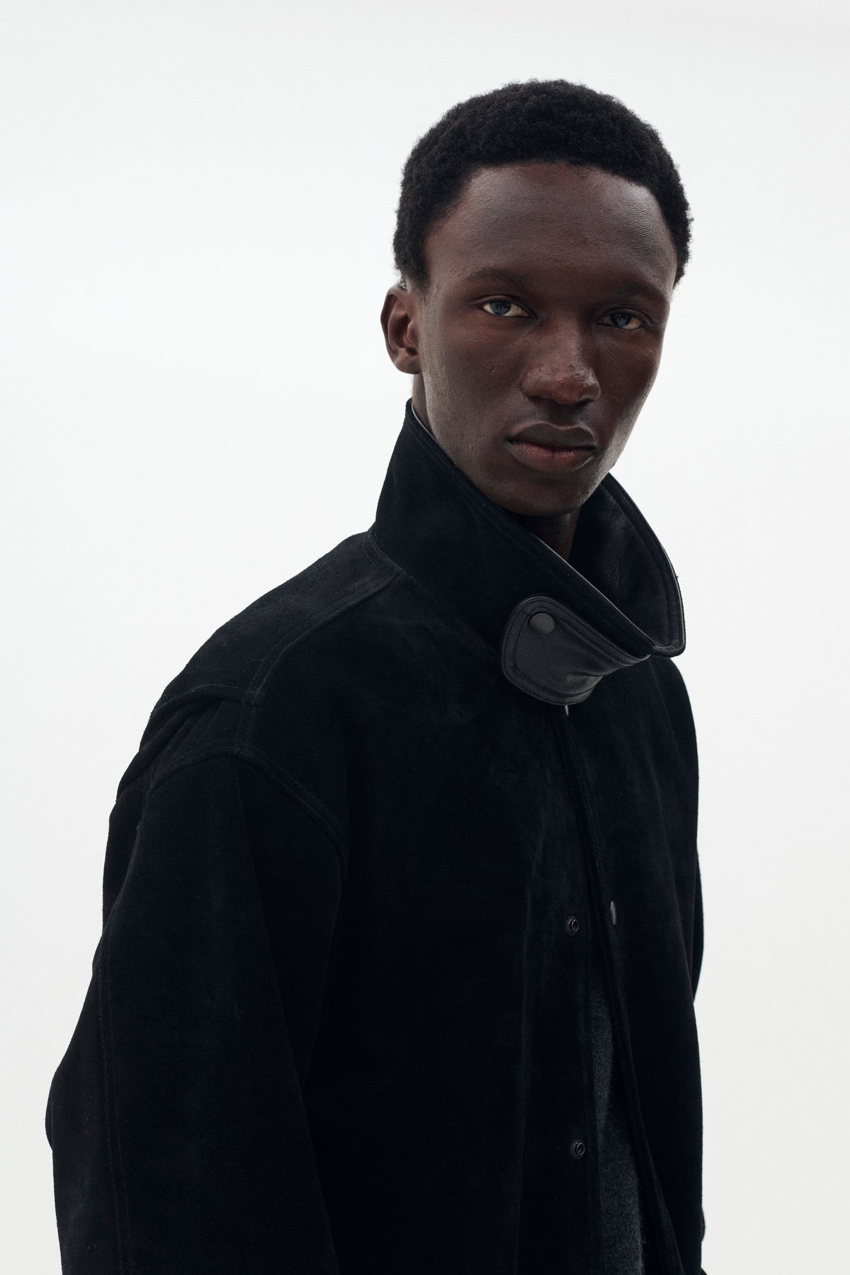 Brushed Cow Suede Work Jacket
