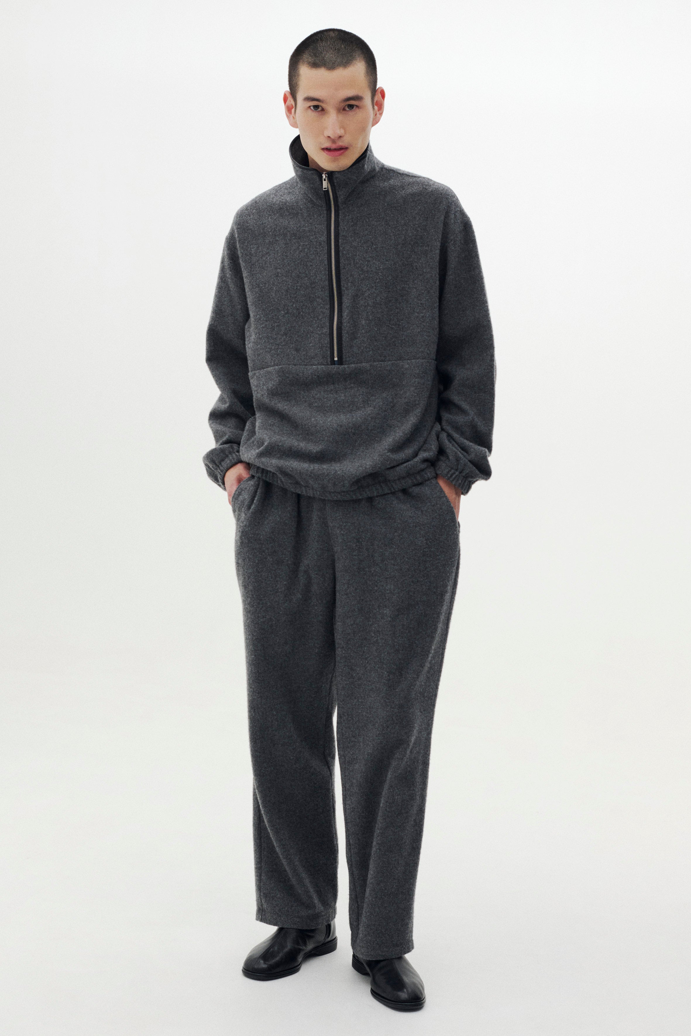 もんたさん専用YOKE ダメージ加工スウェット Wool Cashmere Fleece Lounge Pants | YOKE Official Website