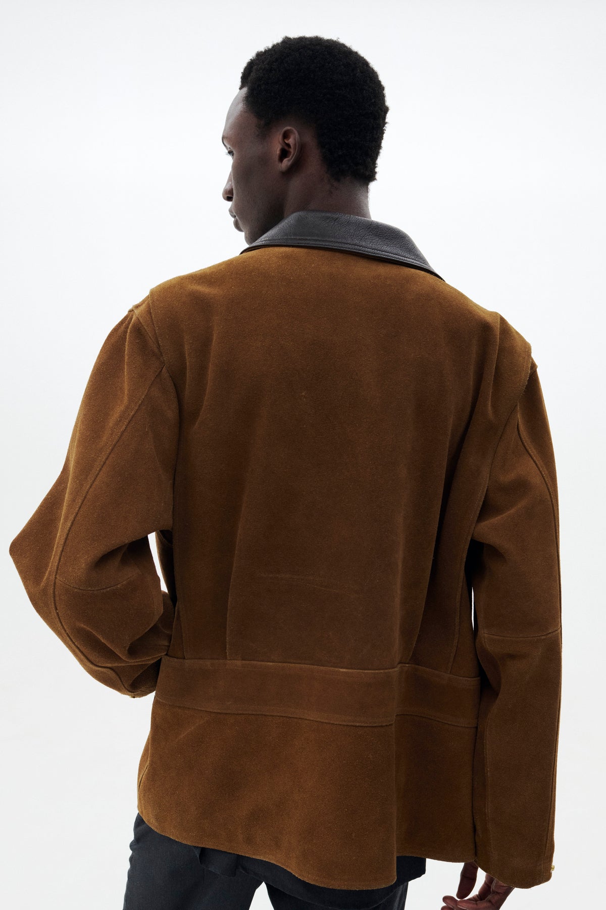 Brushed Cow Suede Work Jacket