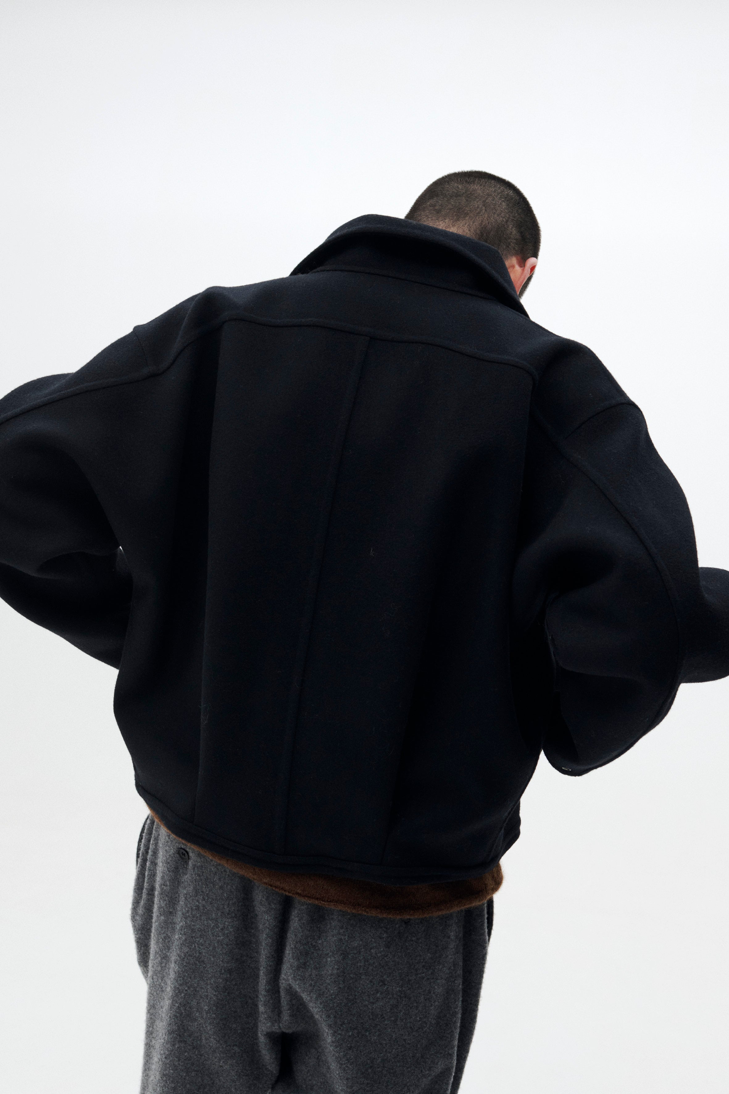 サイズ2 YOKE Ballon Silhouette Blouson Wool Cashmere Balloon Silhouette Blouson | YOKE Official Website