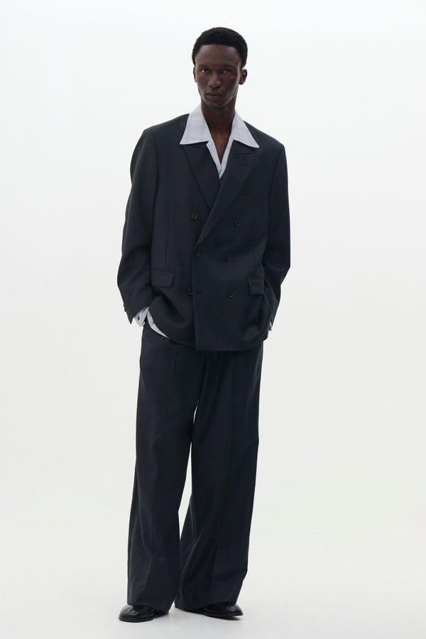 Wool Serge Double Breasted Jacket