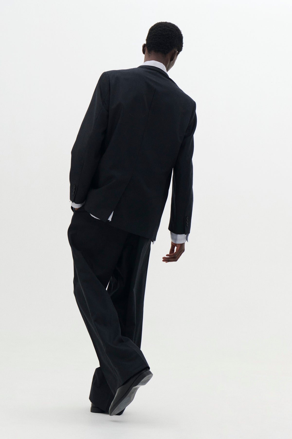Wool Serge Double Breasted Jacket