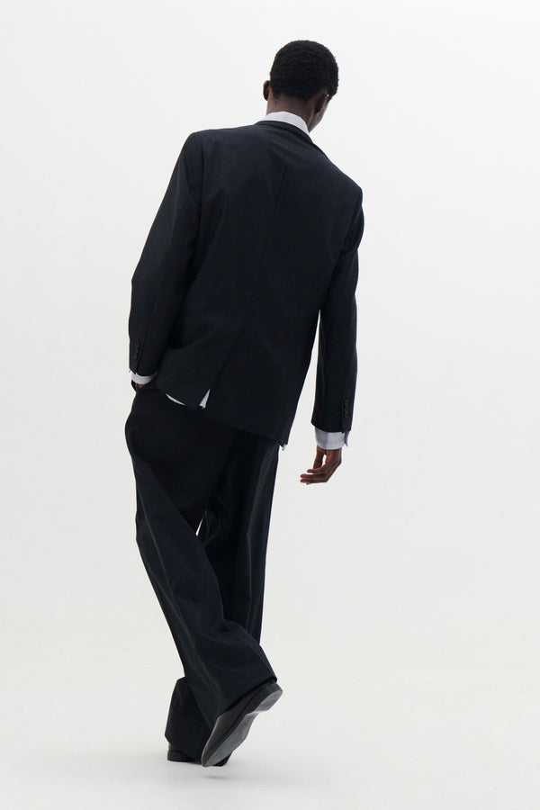 Wool Serge Double Breasted Jacket