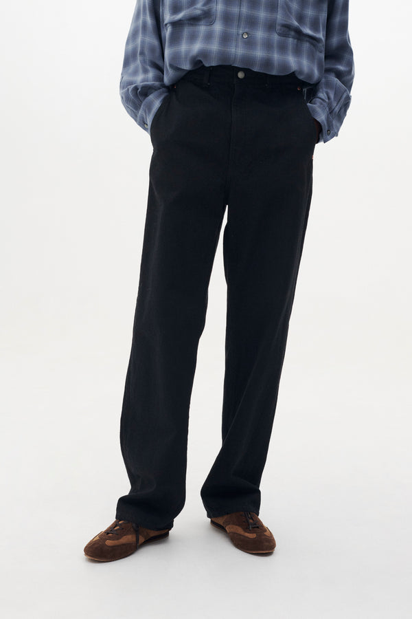 Wide Straight Denim 5P Pants