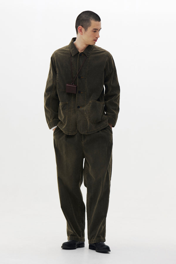 Corduroy Coverall Jacket
