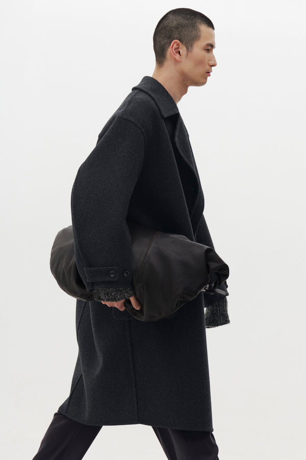 Calf Leather Shoulder Bag Large