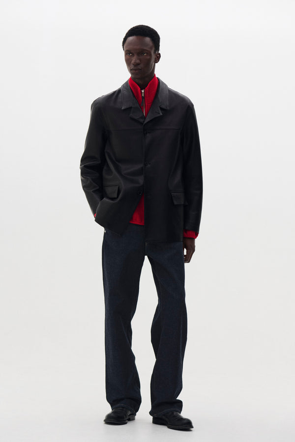 Calf Nappa Leather Jacket