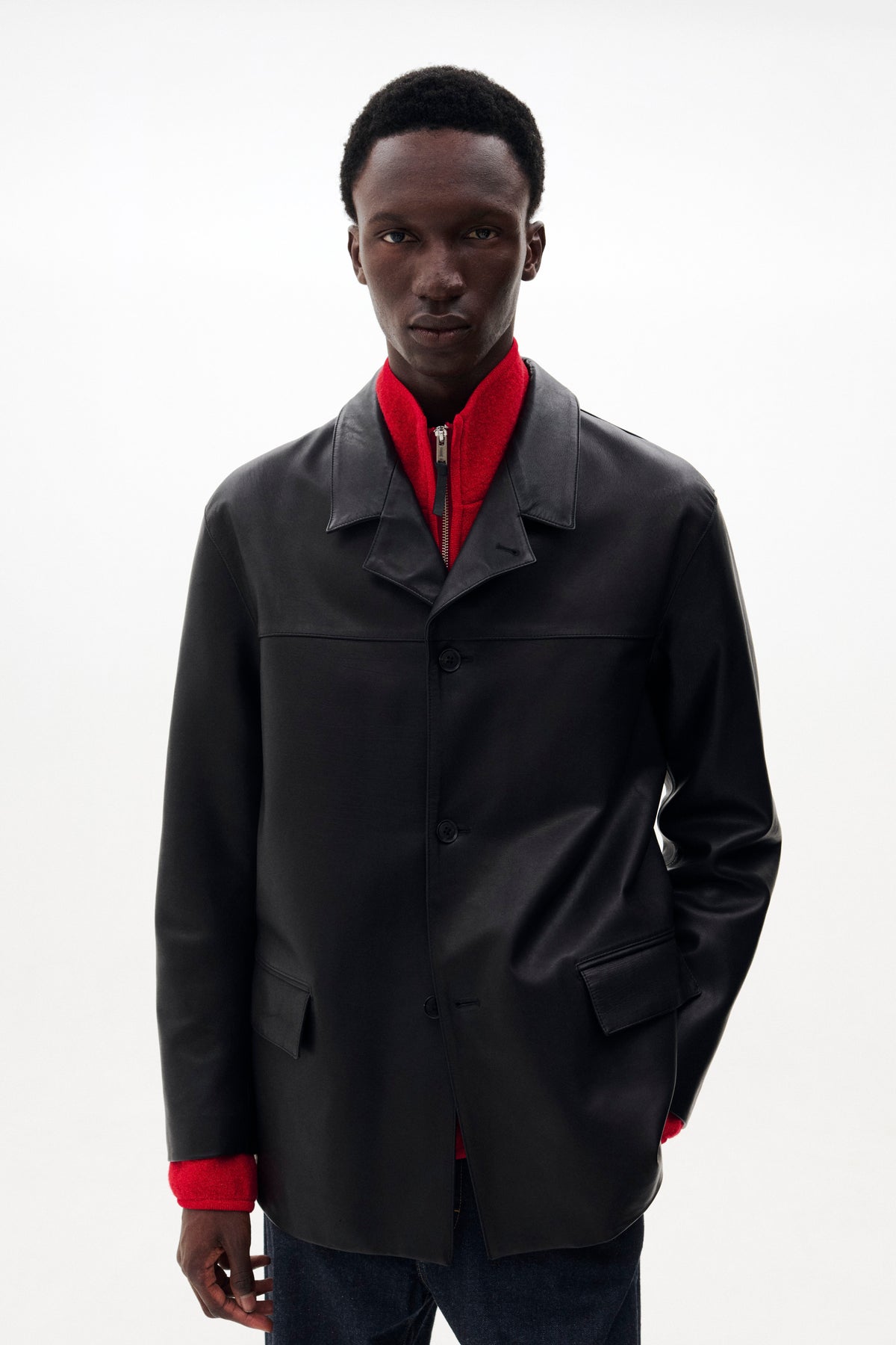 Calf Nappa Leather Jacket