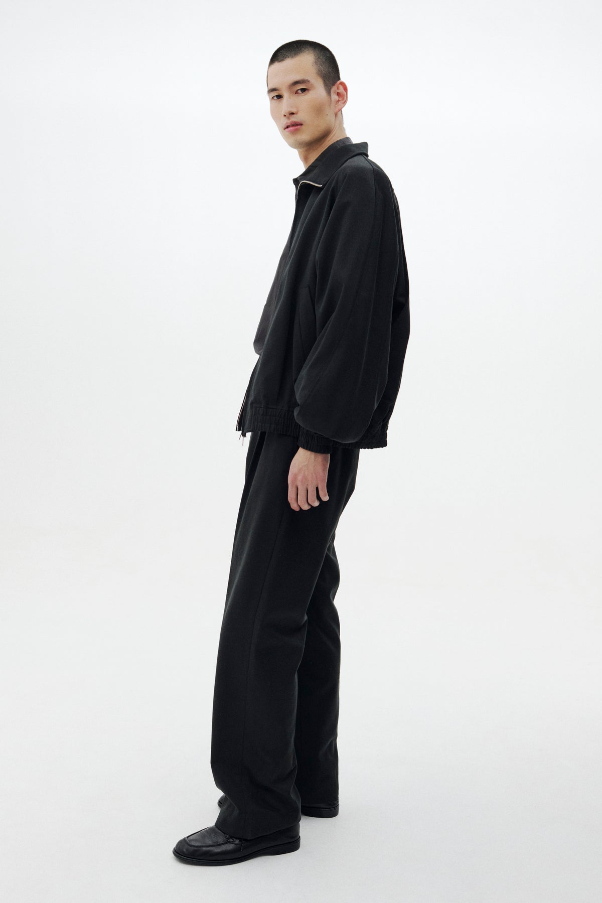 Tencel Cotton Twill Loosed Drizzer Jacket