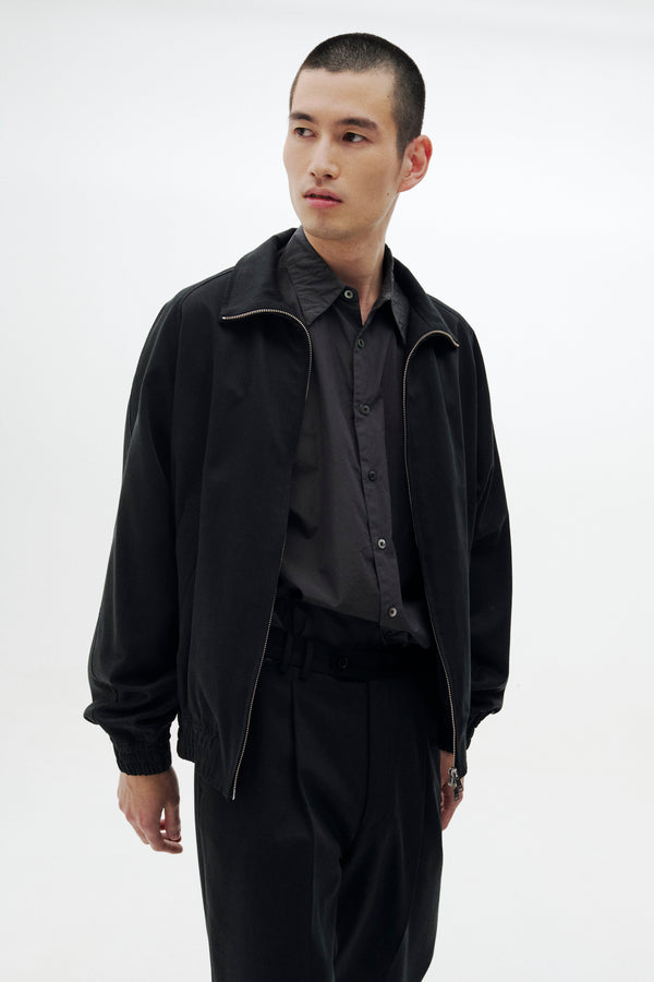 Tencel Cotton Twill Loosed Drizzer Jacket