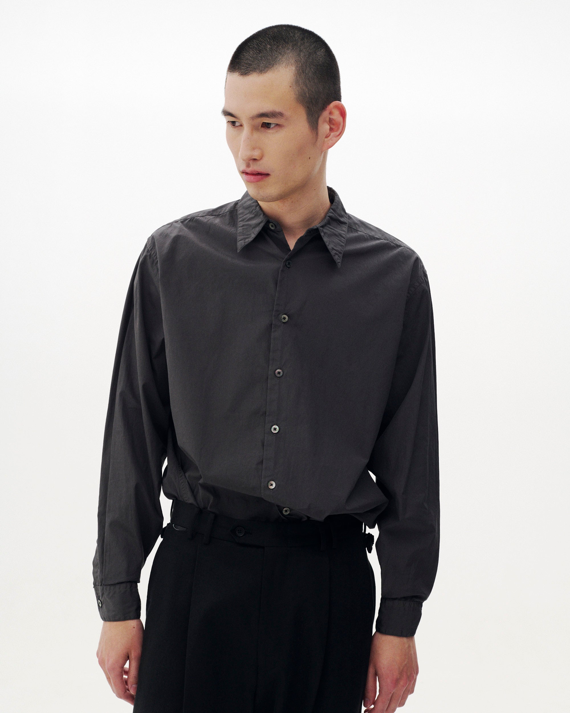 【新品】YOKE Cotton Silk Loosed Shirt Cotton Silk Garment-Dyed Loosed Shirt | YOKE Official Website