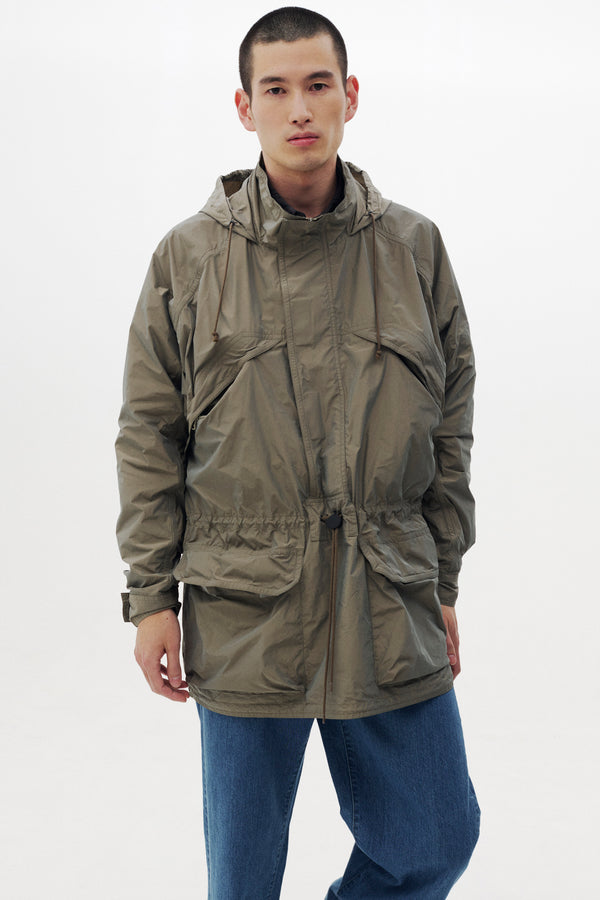 Polyester Memory Taffeta Sculptural Wired Pullover
