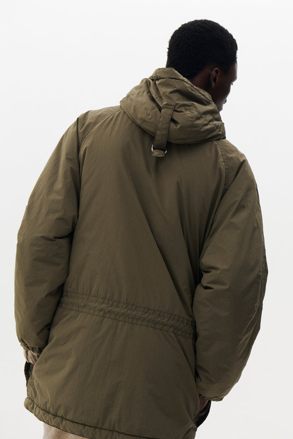 Polyester Nylon Cotton Microfiber Taffeta Puffer Military Coat