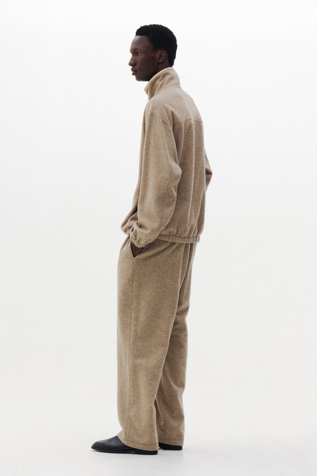 Wool Cashmere Fleece Lounge Pants