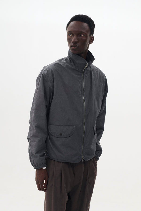 Wool Cashmere Fleece Reversible Blouson