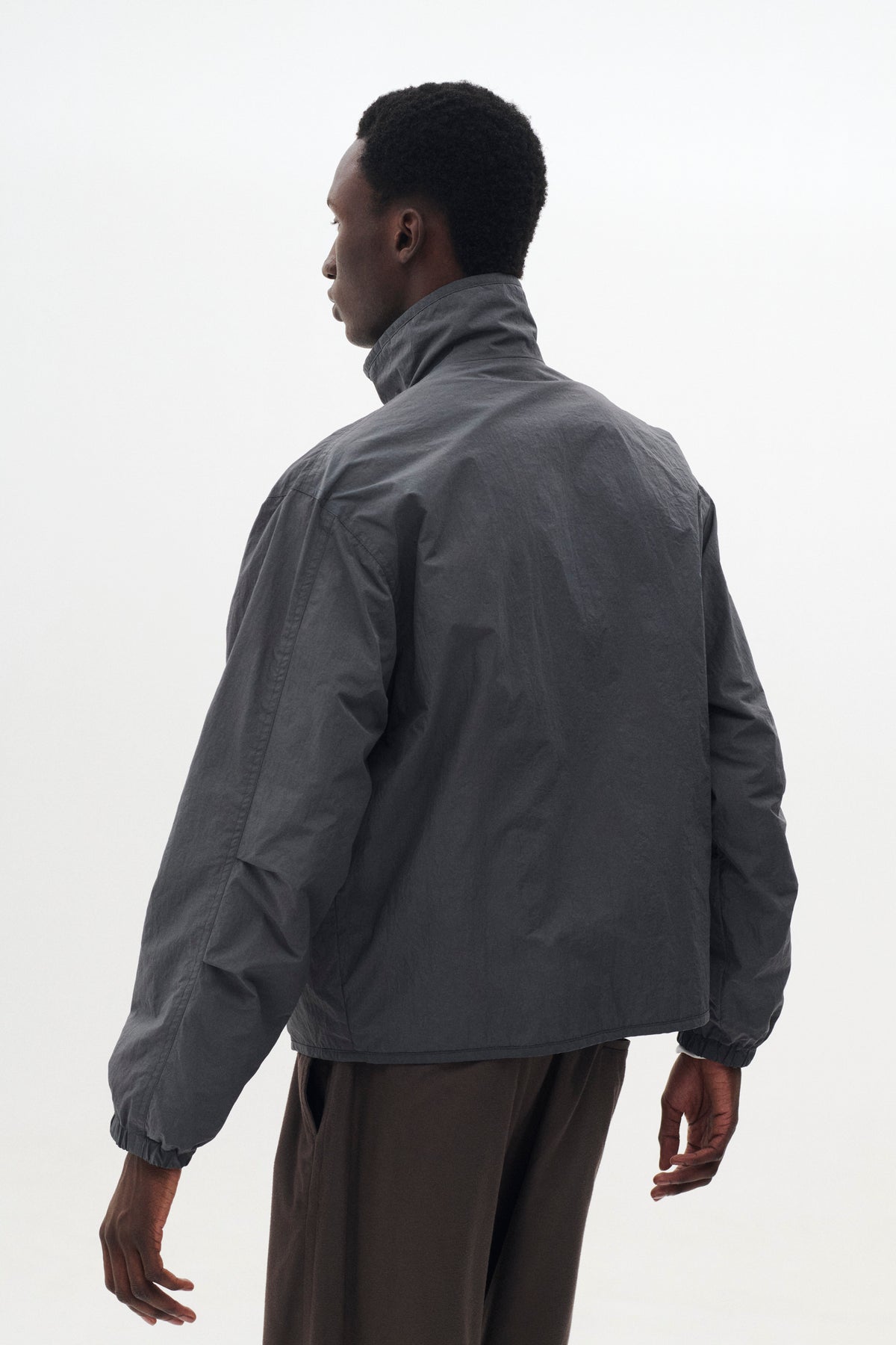 Wool Cashmere Fleece Reversible Blouson