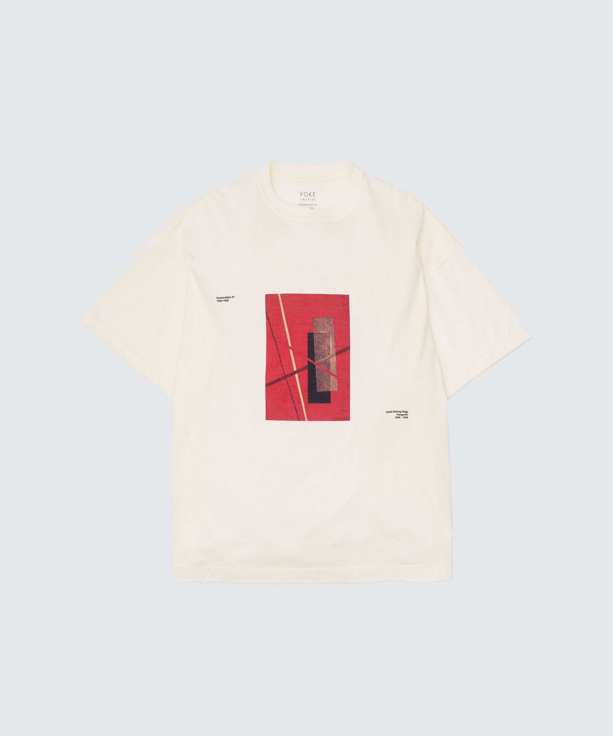 + Artist Printed T-Shirt by László Moholy-Nagy / Konstruktion IV
