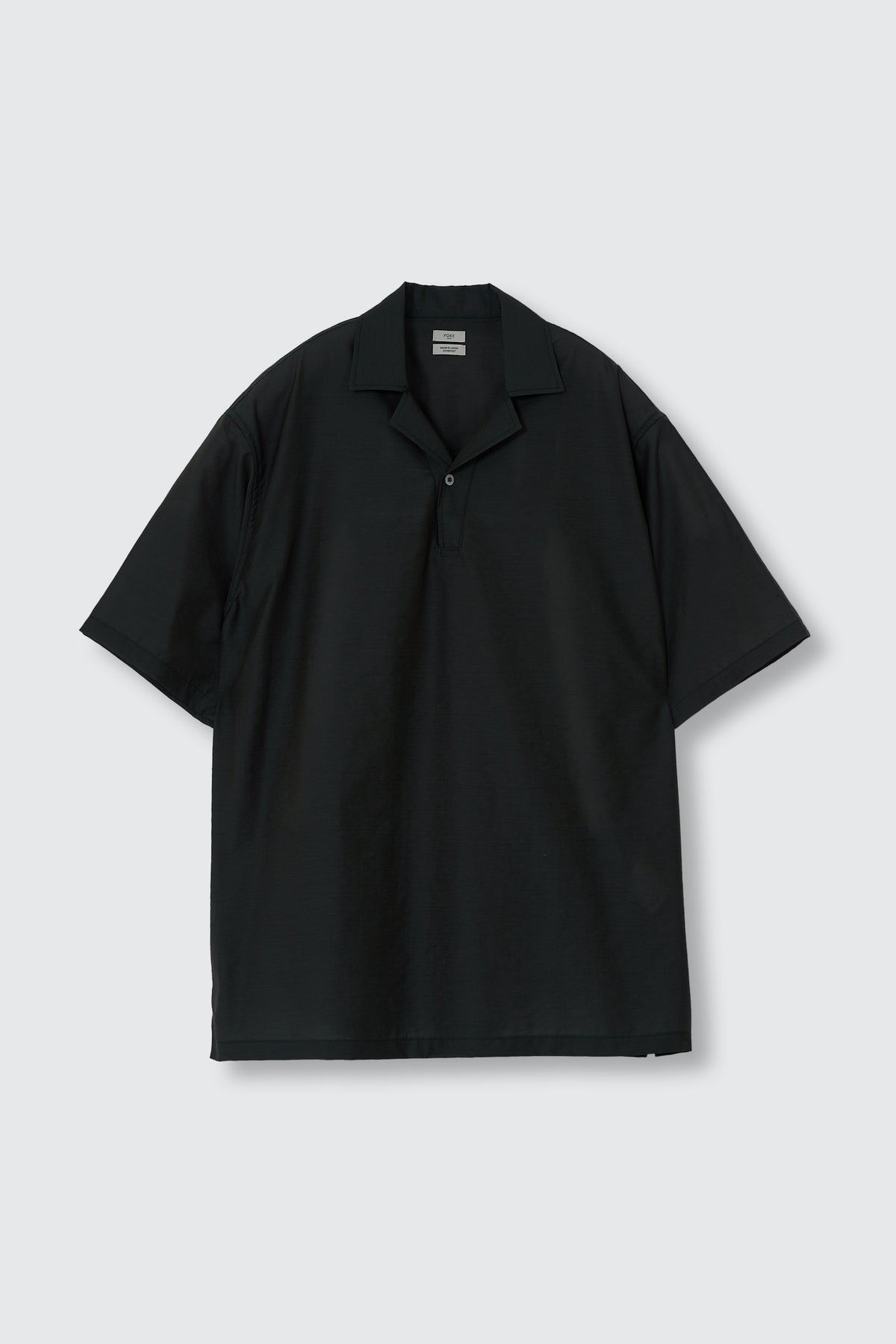 Exclusive Wool Nylon Poplin Skipper Polo Shirt