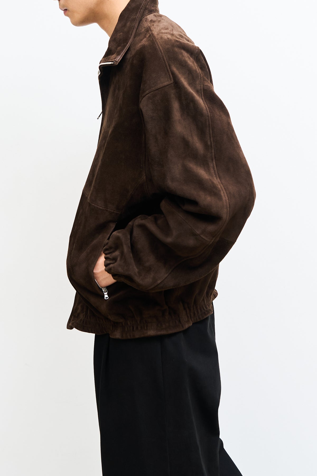Exclusive Goat Suede Truck Jacket