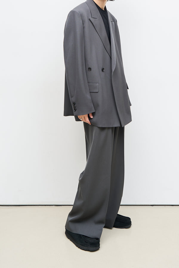 2/60 Wool Gabardine  Double Breasted Blazer