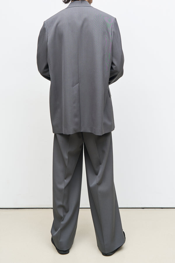 2/60 Wool Gabardine  Double Breasted Blazer