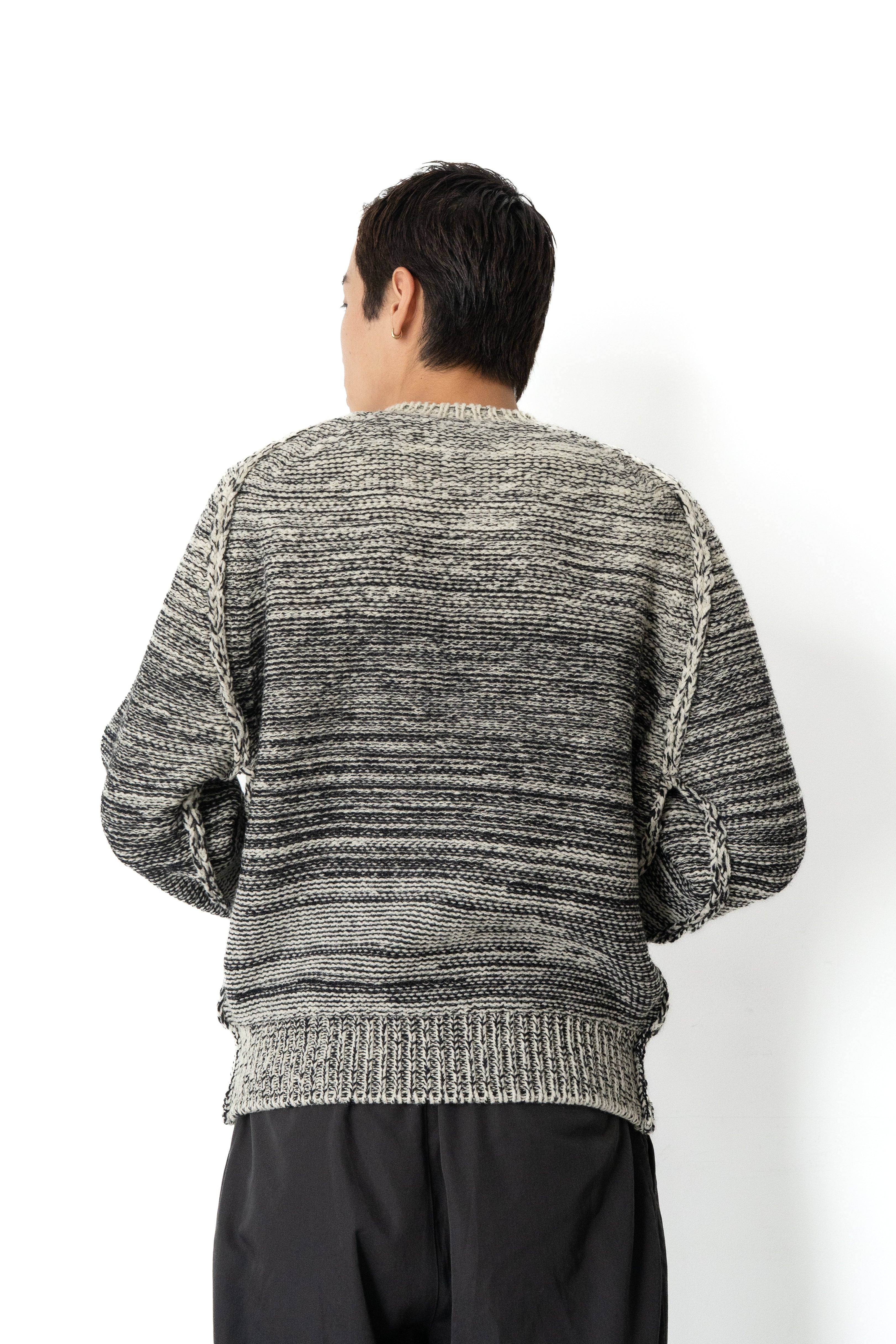 Gradation Crewneck Sweater | YOKE Official Website