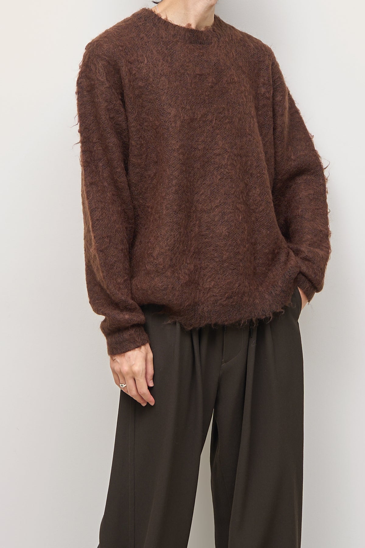 Exclusive Brushed Mohair Sweater