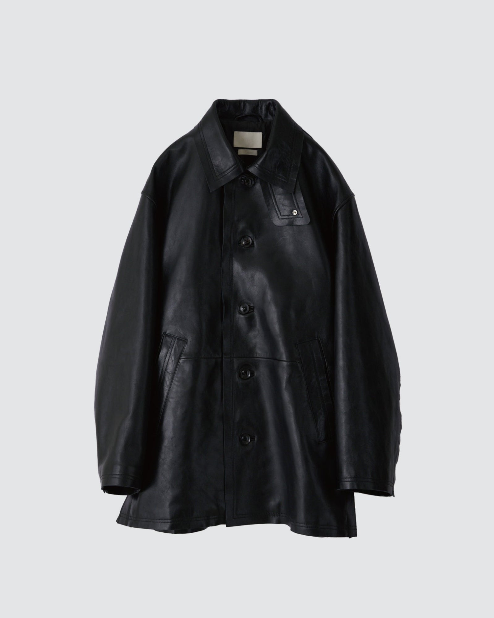Sheep Leather Cut Off Car Coat