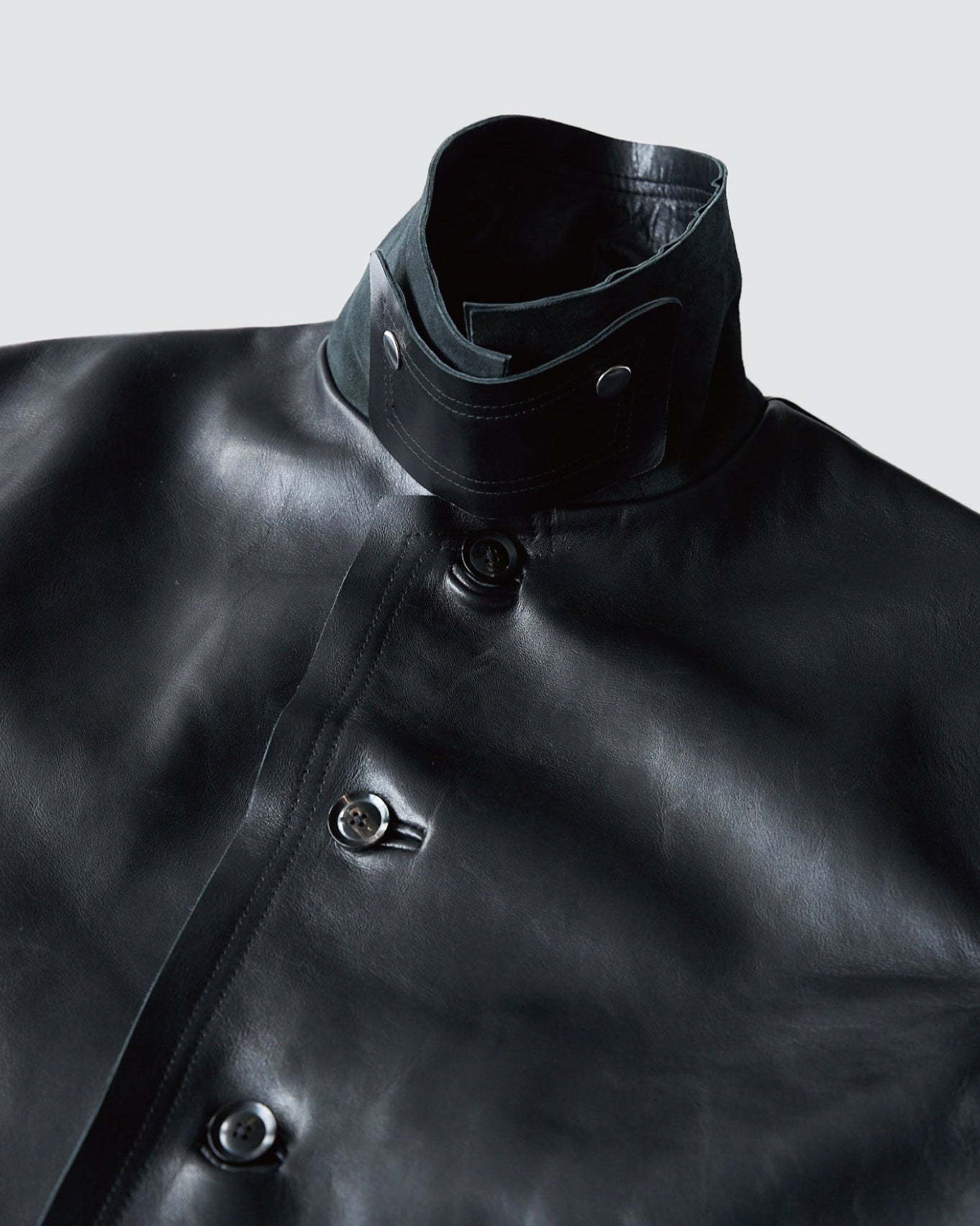 Sheep Leather Cut Off Car Coat